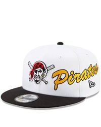 New Era White Pittsburgh Pirates Vintage 9fifty Snapback Hat
