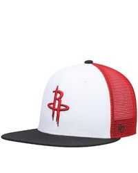 '47 Whiteblack Houston Rockets Gambino Captain Snapback Hat