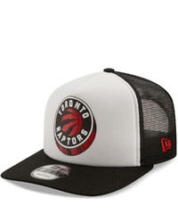 New Era Whiteblack Toronto Raptors Foam Front Trucker 9fifty Snapback Hat At Nordstrom