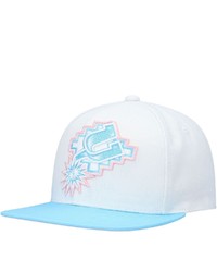 Mitchell & Ness Whitelight Blue San Antonio Spurs Pastel Snapback Hat
