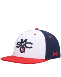 Under Armour Whitenavy Saint Marys Gls On Field Baseball Fitted Hat At Nordstrom