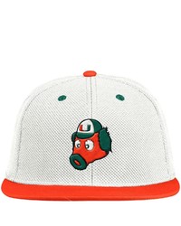 adidas Whiteorange Miami Hurricanes Miami Maniac On Field Baseball Fitted Hat At Nordstrom