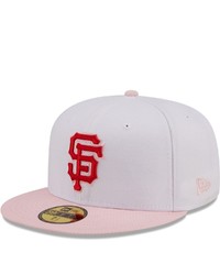 New Era Whitepink San Francisco Giants Scarlet Undervisor 59fifty Fitted Hat At Nordstrom