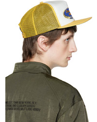 Rhude Yellow Off White Trophy Series Cap