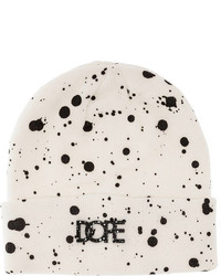Dope The Printed Speckle Logo Beanie In White