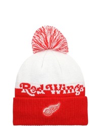 adidas Whitered Detroit Red Wings Cold Rdy Cuffed Knit Hat With Pom At Nordstrom