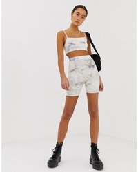 Emory Park Legging Shorts In Marble Co Ord