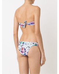 BRIGITTE Printed Bandeau Bikini Set
