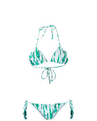 BRIGITTE Printed Triangle Bikini Set