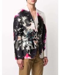 Alexander McQueen Ink Flower Blazer