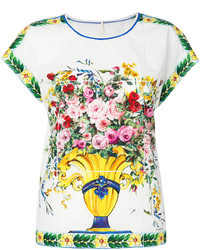 Dolce & Gabbana Floral Print Top