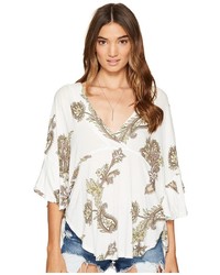 Free People Maui Wowie Printed Top Clothing