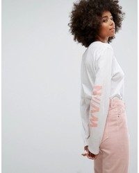 WÅVEN Waven Long Sleeve Top With Chest And Arm Print