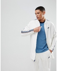Nike Track Jacket With Taped In White Aj2681 133