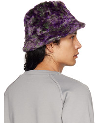 Needles Purple Quilted Bucket Hat