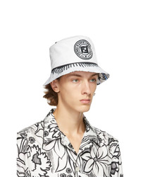 Fendi White And Black Joshua Vides Edition Bucket Hat