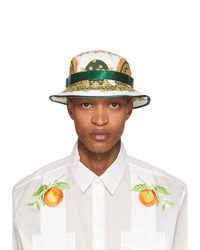 Casablanca White Les Oranges Bucket Hat