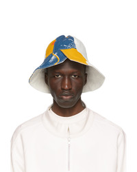 Bethany Williams White The Magpie Project Edition Recycled Bell Tent Bucket Hat