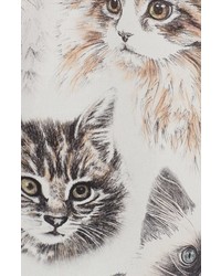 Stella McCartney Cat Print Silk Blouse