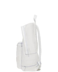 Kenzo White Transparent Xl Kampus Backpack