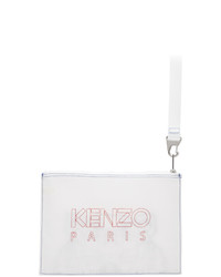 Kenzo White Large Kampus Pouch