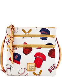 Dooney & Bourke Boston Red Sox Coated Cotton Triple Zip Crossbody Bag