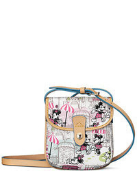 Disney Mickey And Minnie Mouse Downtown Crossbody Bag By Dooney Bourke Pink