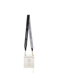 Rick Owens DRKSHDW White Security Pocket Pouch