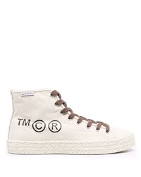 Acne Studios Logo Print Lace Up Sneakers