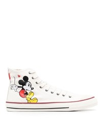 MOA - Master of Arts Moa Master Of Arts Mickey Print High Top Trainers