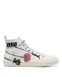 Valentino Garavani Vltn Patch Floral Print Sneakers