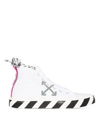 Off-White Vulcanized High Top Canvas Sneakers