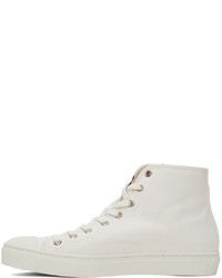 Vivienne Westwood White Plimsoll High Top Sneakers