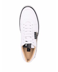 Philipp Plein Flame Low Top Canvas Sneakers