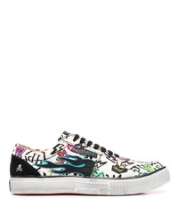 Philipp Plein Flame Low Top Lace Up Trainers