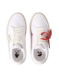 Off-White Low Vulcanized Canvas Sneakers