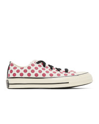 Converse Off White And Pink Happy Camper Chuck 70 Ox Sneakers