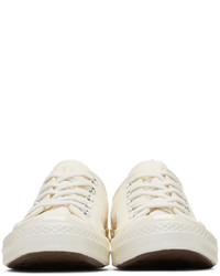 Comme des Garcons Play Off White Converse Edition Chuck Taylor All Star 70 Sneakers