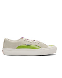 Vans White And Green Og Lampin Lx Sneakers