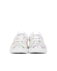Givenchy White Chain Wing Low Sneakers