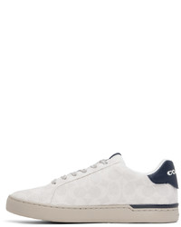 Coach 1941 White Navy Lowline Sneakers