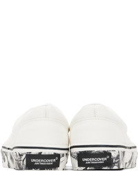 Undercover White Printed Sneakers