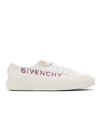 Givenchy White Signature Light Tennis Sneakers
