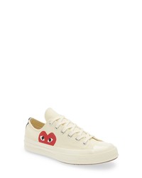 Comme Des Garcons Play X Converse Chuck Taylor Hidden Heart Low Top Sneaker In White At Nordstrom