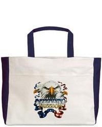 Artsmith Beach Tote United States Us Flag Military Defending Freedom Bald Eagles