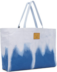 Acne Studios Blue Bleached Tote Bag