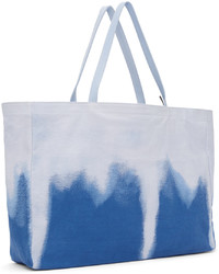 Acne Studios Blue Bleached Tote Bag
