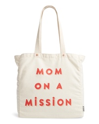 FEED Mom On A Mission Canvas Tote