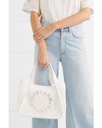 Stella McCartney Printed Canvas And Mesh Tote