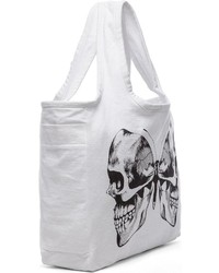 Lauren Moshi Taylor Skull Butterfly Canvas Tote